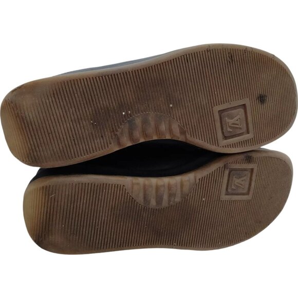 024243AT (S3) Louis Vuitton Shoe Sneakers Women Navy Blue Monogram - Picture 6 of 9